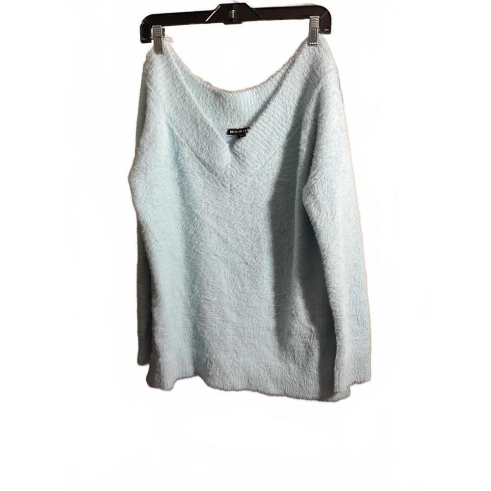 Cozy Light Blue Sweater by Boston Proper - Size M